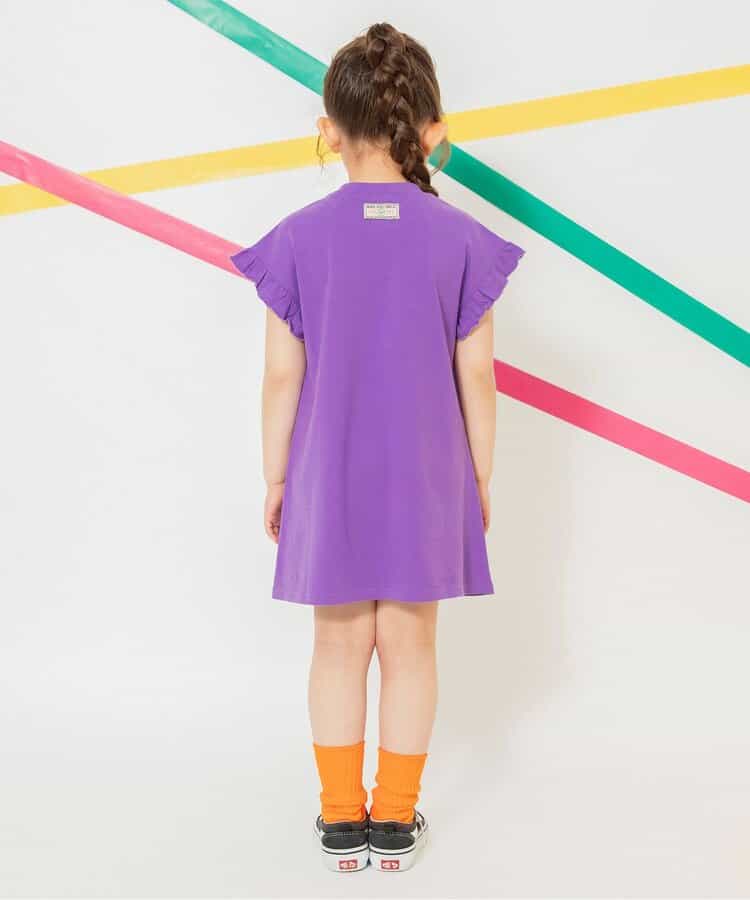 Japanese children's clothing BREEZE 3D fur pattern dress 80-140cm girls summer dresses