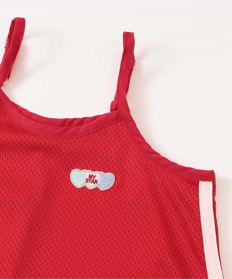 Japanese children's clothing BREEZE mesh suspender dress 80-140cm girls summer dresses