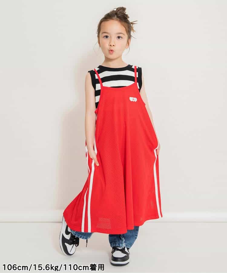 Japanese children's clothing BREEZE mesh suspender dress 80-140cm girls summer dresses