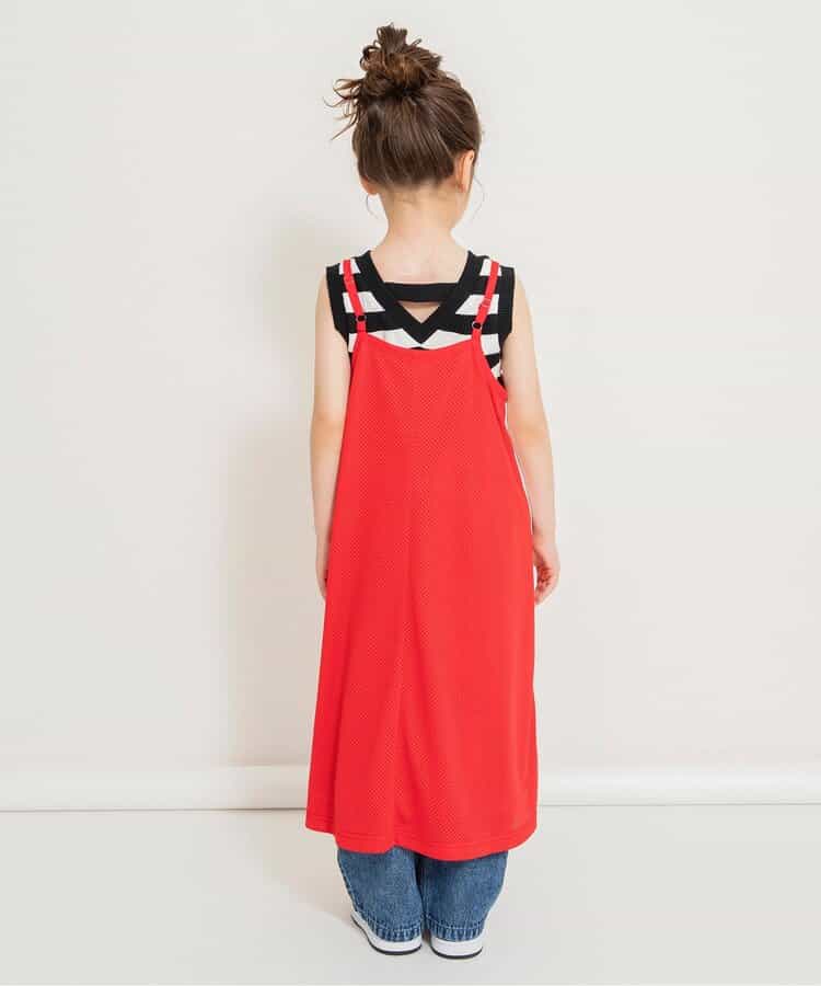 Japanese children's clothing BREEZE mesh suspender dress 80-140cm girls summer dresses