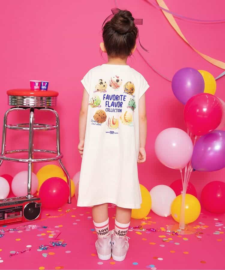 BREEZE x Baskin-Robbins Vest Dress (80-140cm) for Girls (Summer Dress)