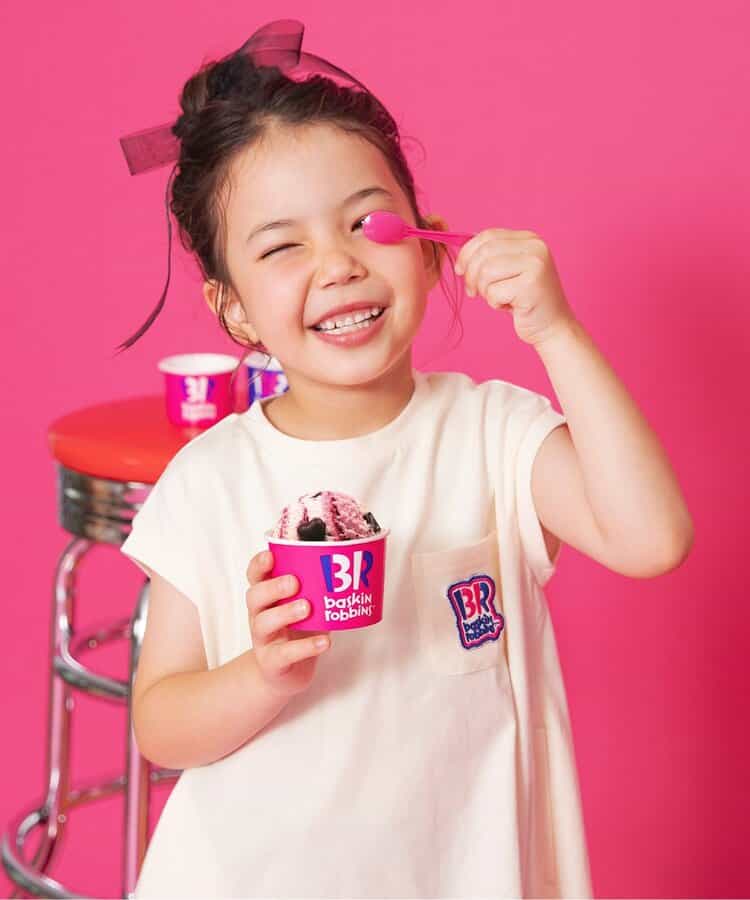 BREEZE x Baskin-Robbins Vest Dress (80-140cm) for Girls (Summer Dress)
