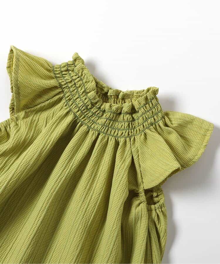 Japanese children's clothing BREEZE pleated dress 80-140cm girls summer dresses