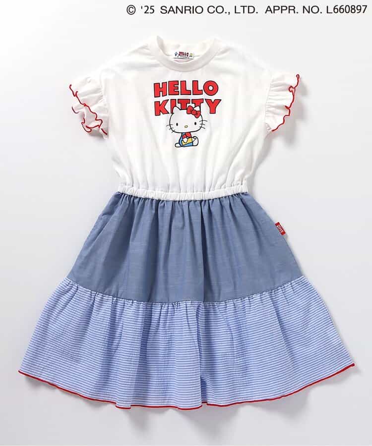 BREEZE x Sanrio Hello Kitty replica dress (80-140cm) for girls (Summer dresses)