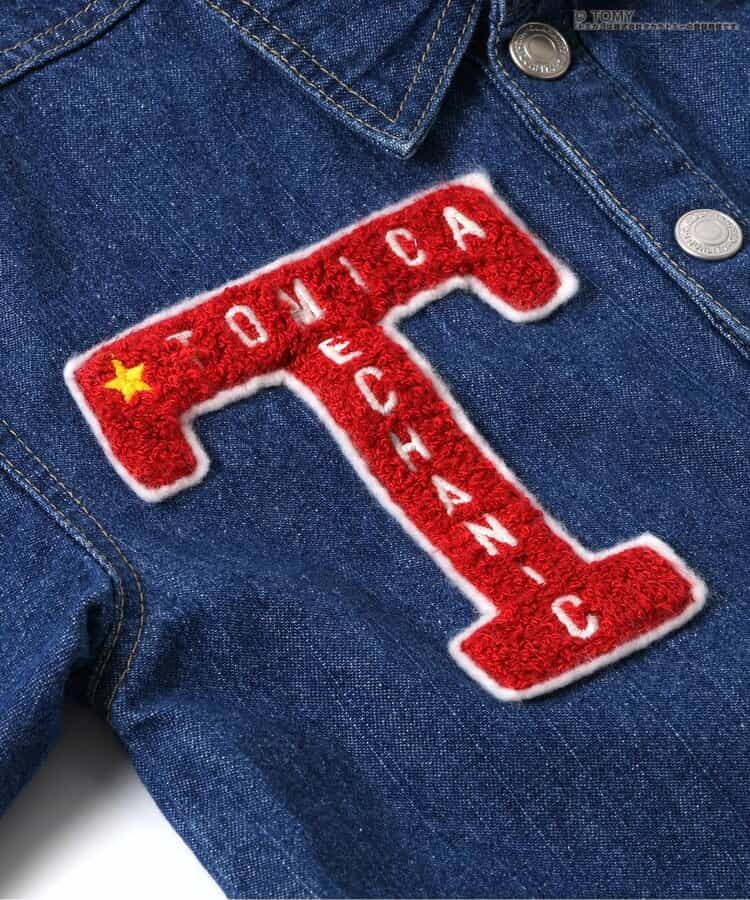 BREEZE x TOMICA Denim Overalls (90-120cm) for Boys (Summer Jumpsuit)