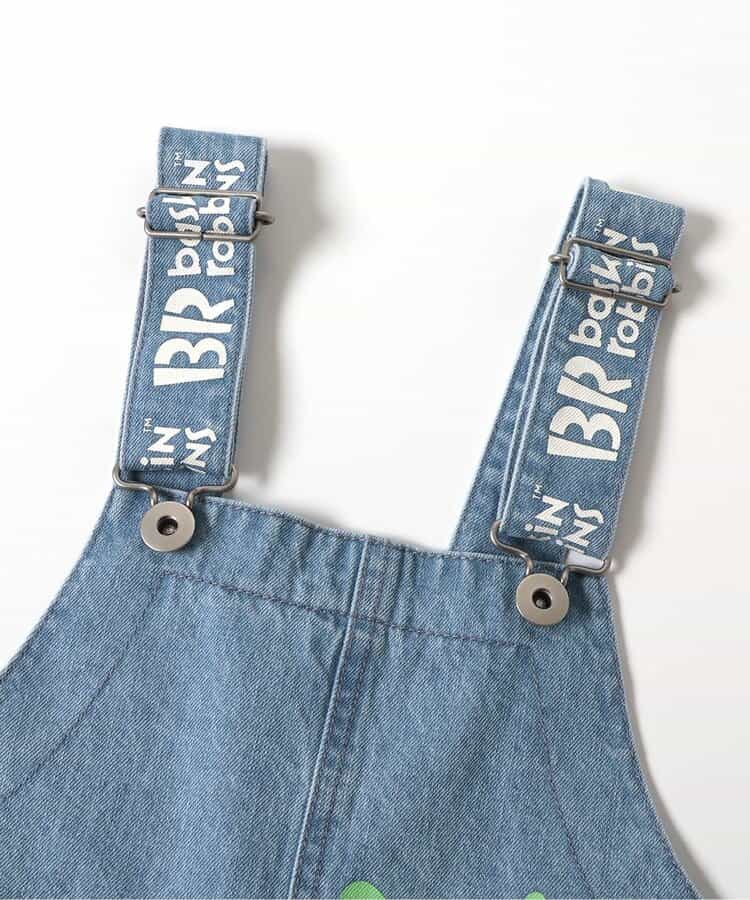 BREEZE x Baskin-Robbins Denim Overalls (80-130cm) for Boys and Girls (Summer Jumpsuit)