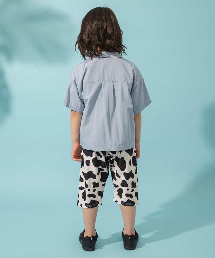Japanese children's clothing BREEZE mesh fabric casual cropped pants 80-130cm boys'/girls' summer PANTS
