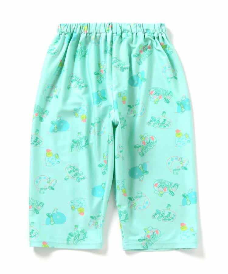 Japanese children's clothing BREEZE mesh fabric casual cropped pants 80-130cm boys'/girls' summer PANTS