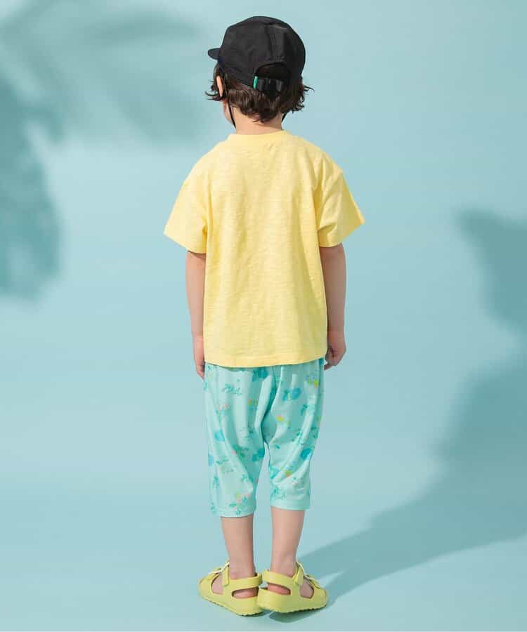 Japanese children's clothing BREEZE mesh fabric casual cropped pants 80-130cm boys'/girls' summer PANTS