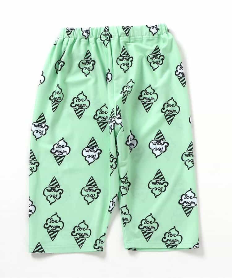 Japanese children's clothing BREEZE mesh fabric casual cropped pants 80-130cm boys'/girls' summer PANTS
