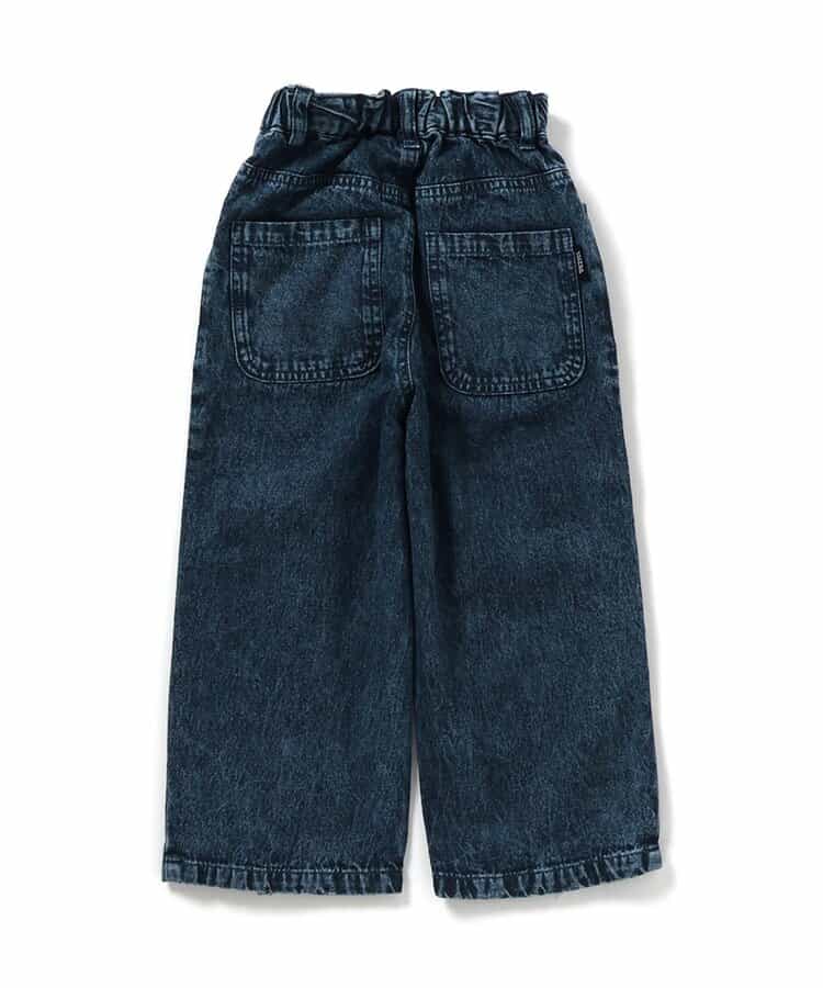 Japanese children's clothing BREEZE tassel denim straight pants 80-140cm girls summer PANTS