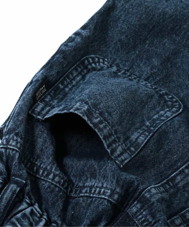 Japanese children's clothing BREEZE tassel denim straight pants 80-140cm girls summer PANTS