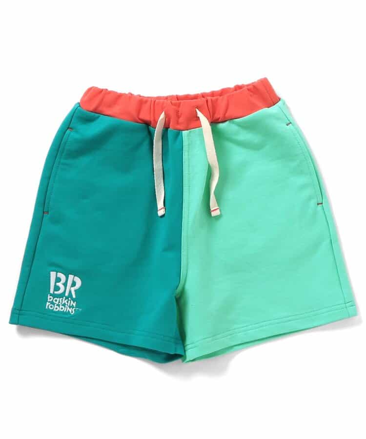 Japanese children's clothing BREEZE x Baskin-Robbins shorts 80-140cm boys' summer PANTS