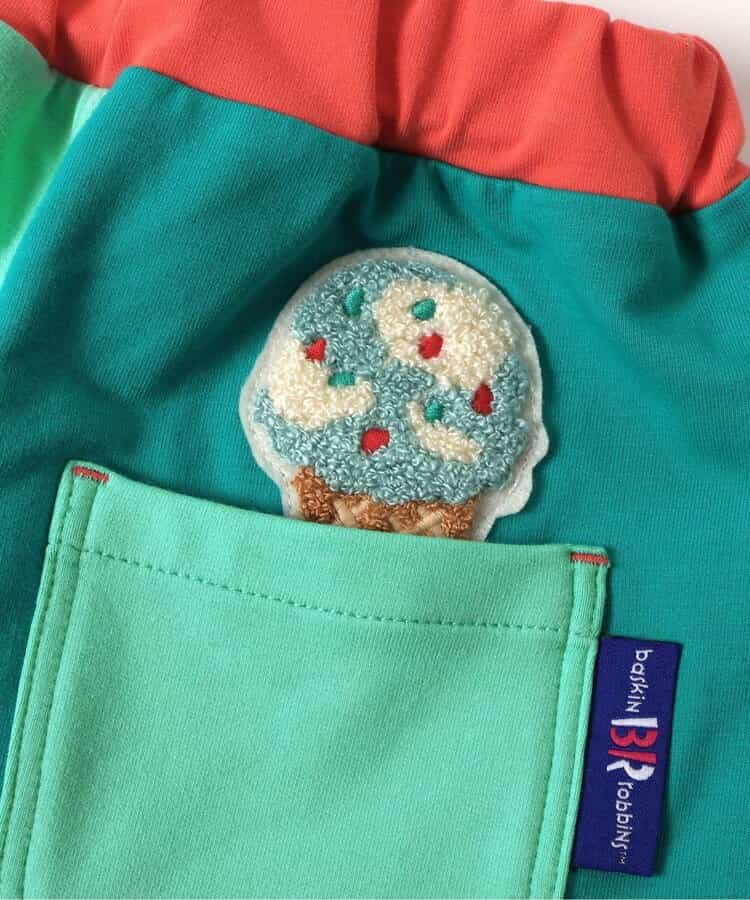 Japanese children's clothing BREEZE x Baskin-Robbins shorts 80-140cm boys' summer PANTS