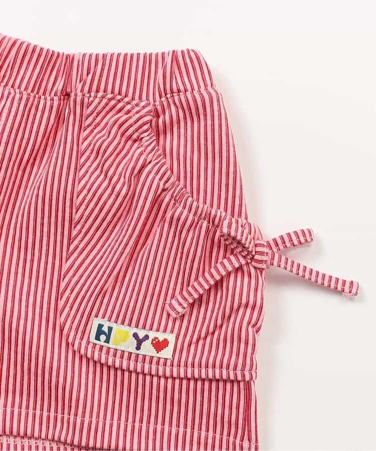 Japanese children's clothing BREEZE striped shorts 80-140cm girls summer PANTS