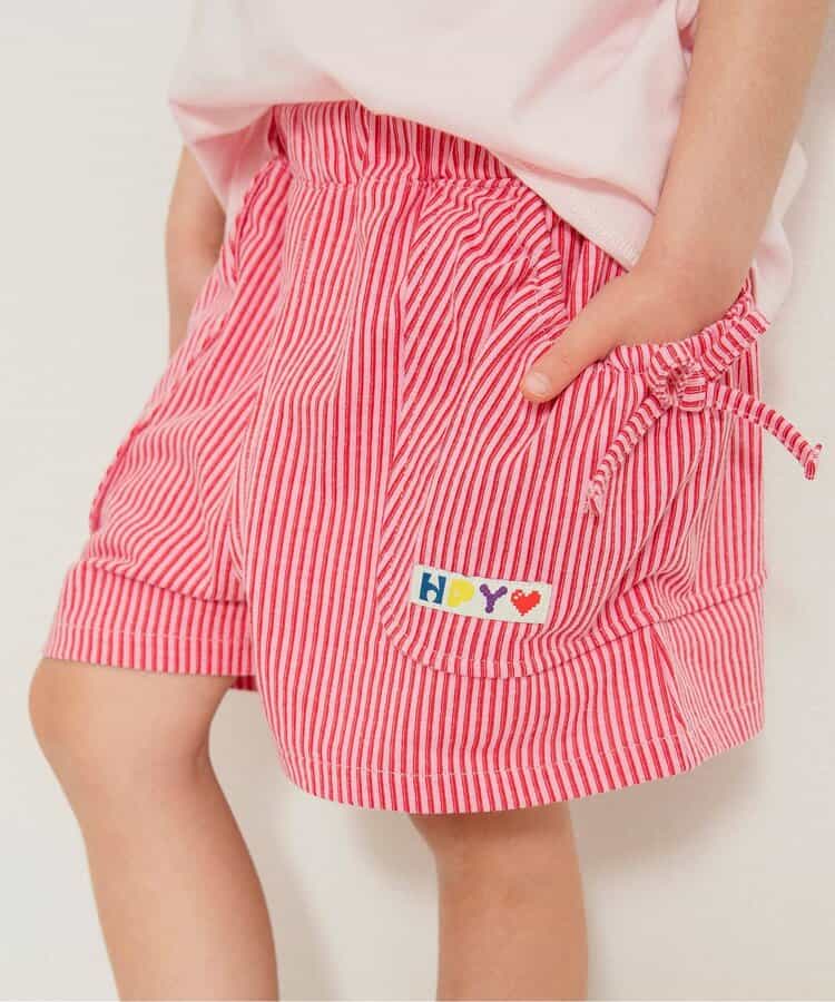 Japanese children's clothing BREEZE striped shorts 80-140cm girls summer PANTS