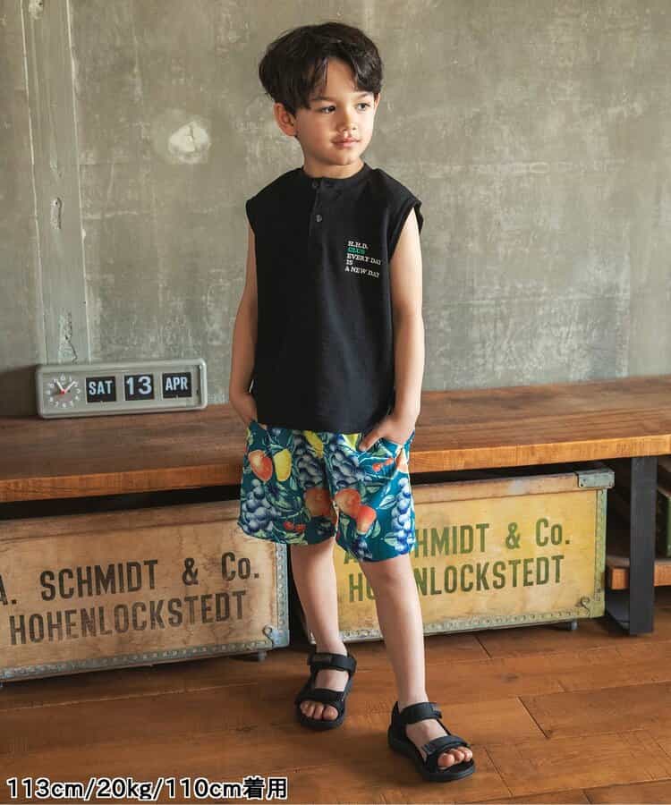 Japanese children's clothing BREEZE quick-drying vacation style shorts 80-140cm boys'/girls' summer PANTS