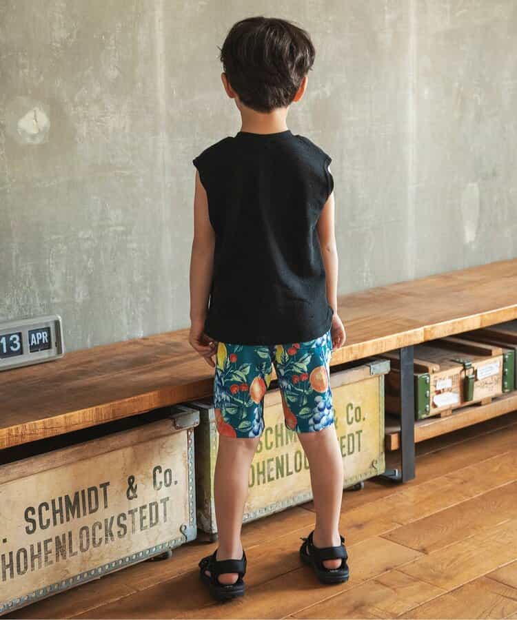 Japanese children's clothing BREEZE quick-drying vacation style shorts 80-140cm boys'/girls' summer PANTS