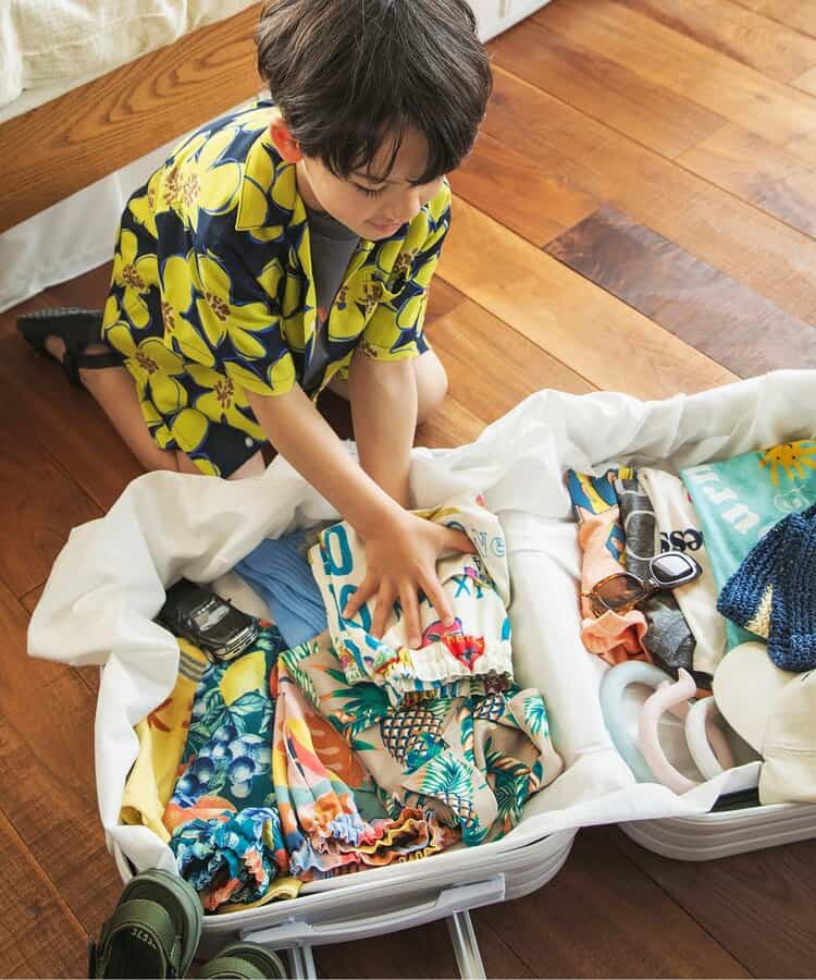 Japanese children's clothing BREEZE quick-drying vacation style shorts 80-140cm boys'/girls' summer PANTS
