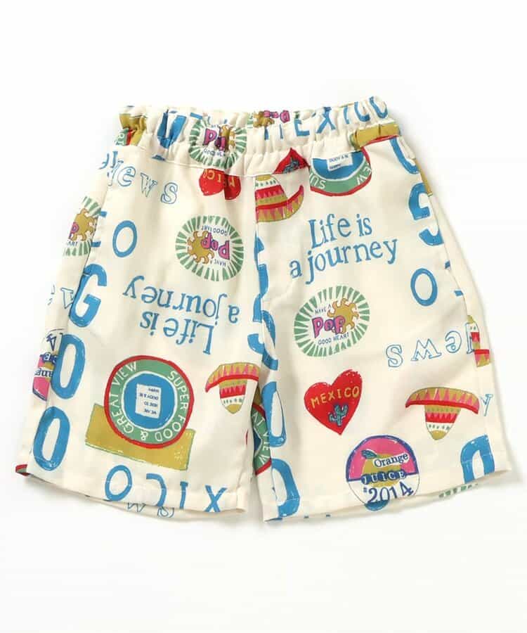 Japanese children's clothing BREEZE quick-drying vacation style shorts 80-140cm boys'/girls' summer PANTS