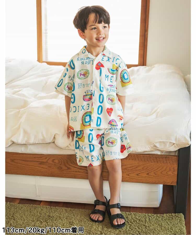 Japanese children's clothing BREEZE quick-drying vacation style shorts 80-140cm boys'/girls' summer PANTS