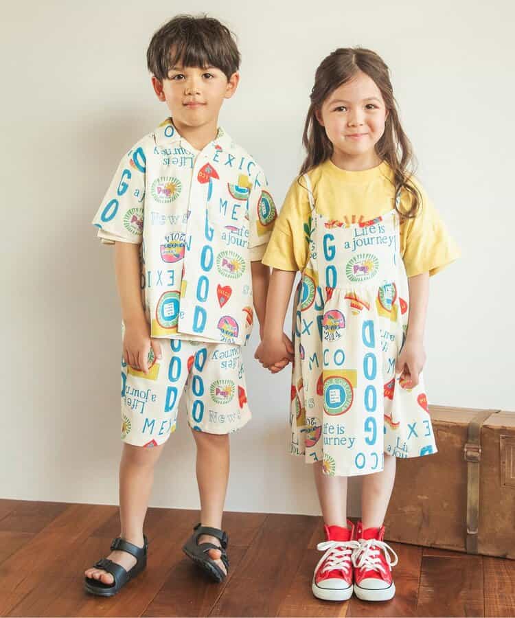 Japanese children's clothing BREEZE quick-drying vacation style shorts 80-140cm boys'/girls' summer PANTS