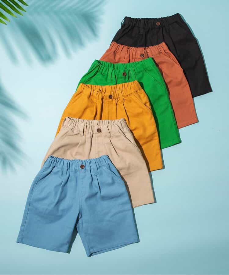 Japanese children's clothing BREEZE versatile casual shorts 80-150cm boys'/girls' summer PANTS