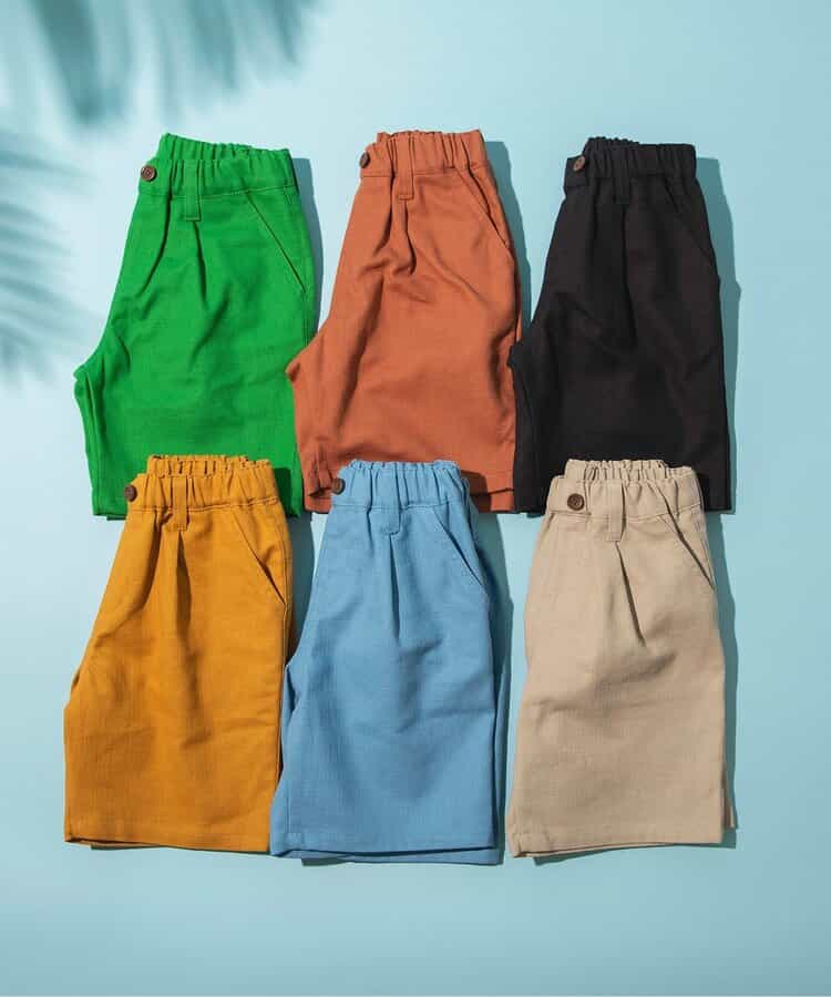 Japanese children's clothing BREEZE versatile casual shorts 80-150cm boys'/girls' summer PANTS