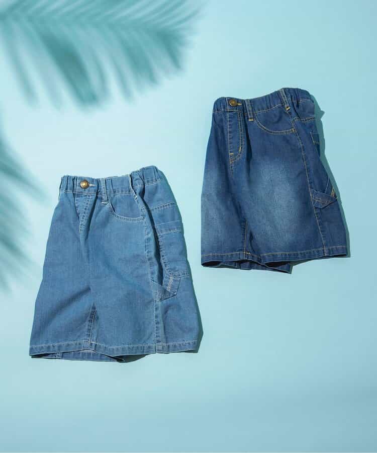 Japanese children's clothing BREEZE denim shorts 80-160cm boys' summer PANTS