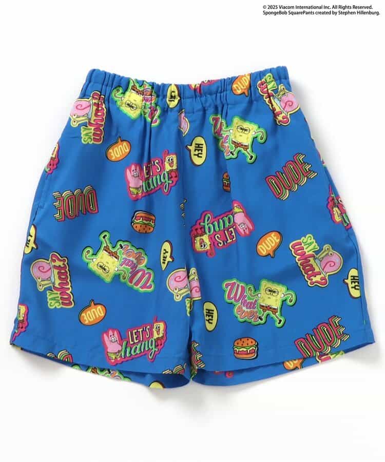 BREEZE x SpongeBob SquarePants Hawaiian Shorts 80-140cm Boys Summer PANTS