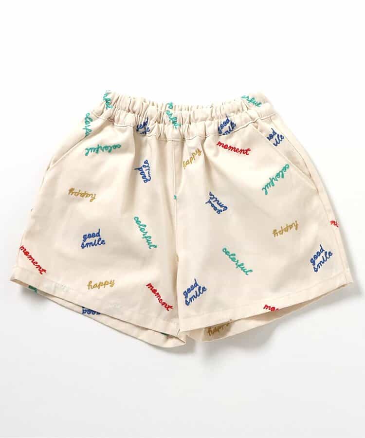 Japanese children's clothing BREEZE embroidered letter top 80-140cm boys' summer PANTS