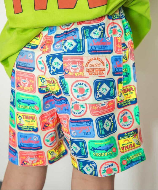 Japanese children's clothing BREEZE casual shorts 80-140cm boys'/girls' summer PANTS