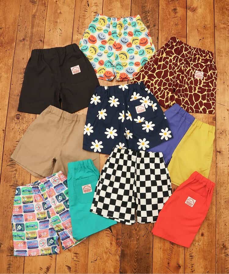 Japanese children's clothing BREEZE casual shorts 80-140cm boys'/girls' summer PANTS