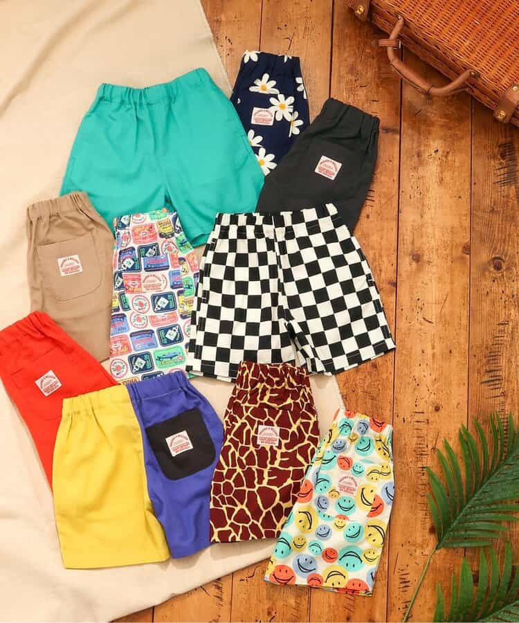 Japanese children's clothing BREEZE casual shorts 80-140cm boys'/girls' summer PANTS