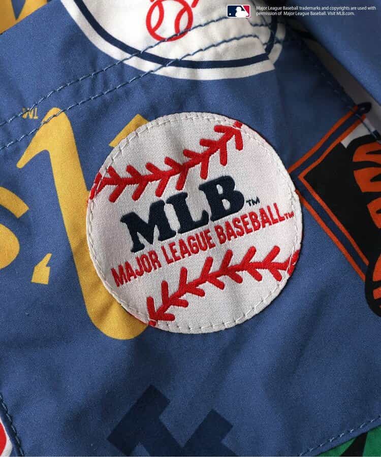 Japanese children's clothing BREEZE x MLB print shorts 80-140cm boys' summer PANTS