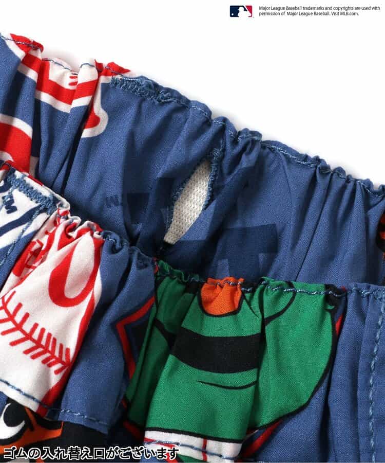 Japanese children's clothing BREEZE x MLB print shorts 80-140cm boys' summer PANTS