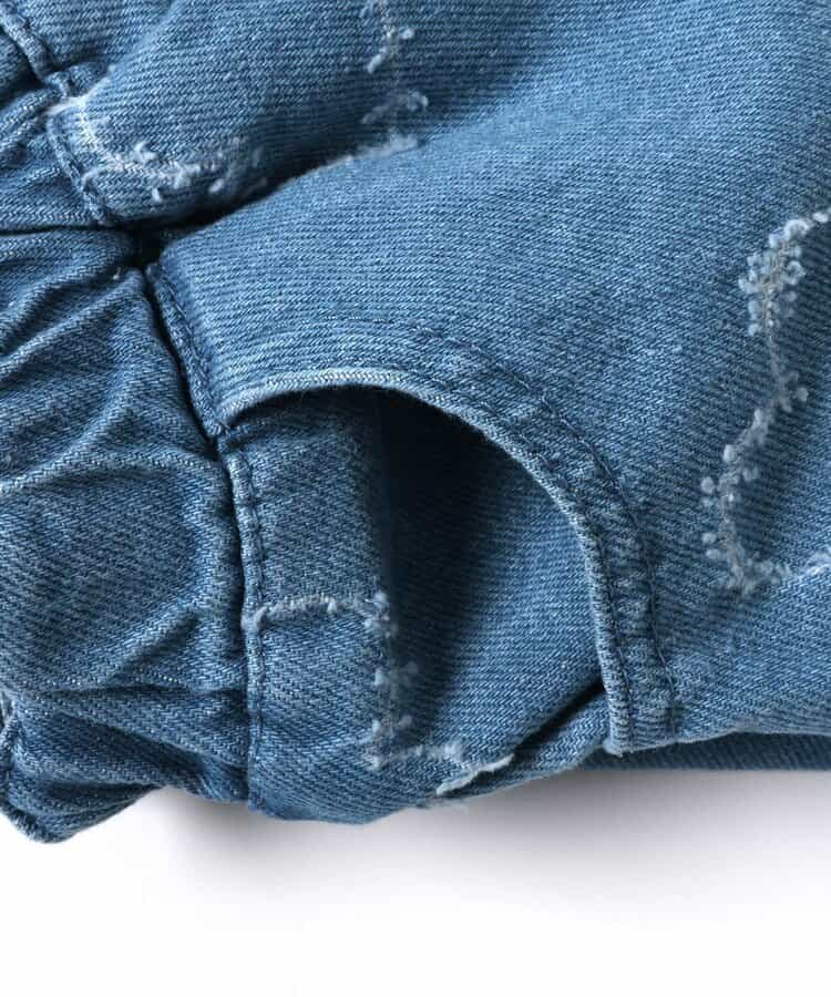 Japanese children's clothing BREEZE heart-shaped denim skirt 80-140cm girls summer SKIRTS