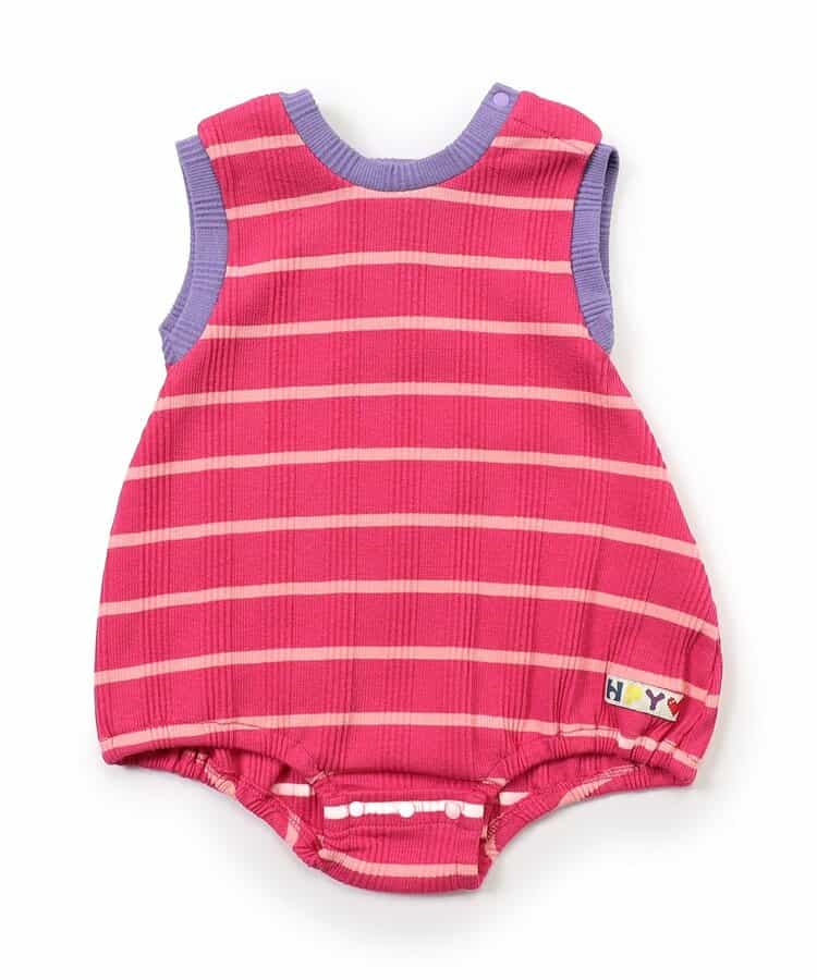 BREEZE Striped Jumpsuit (70-80cm) for Girls (Summer Jumpsuit for Newborns)