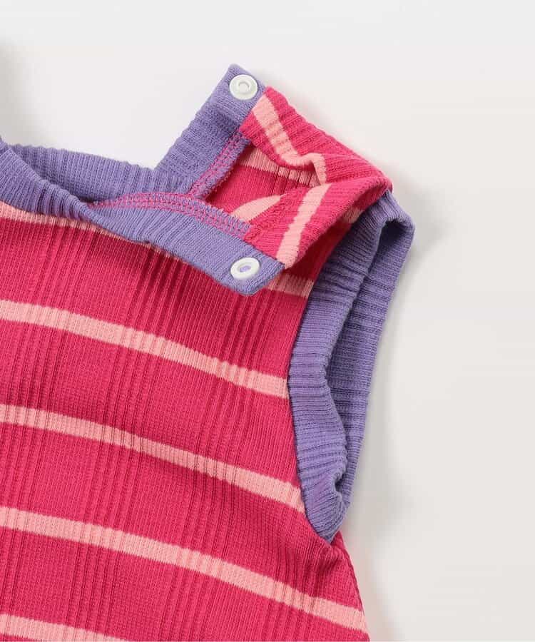 BREEZE Striped Jumpsuit (70-80cm) for Girls (Summer Jumpsuit for Newborns)