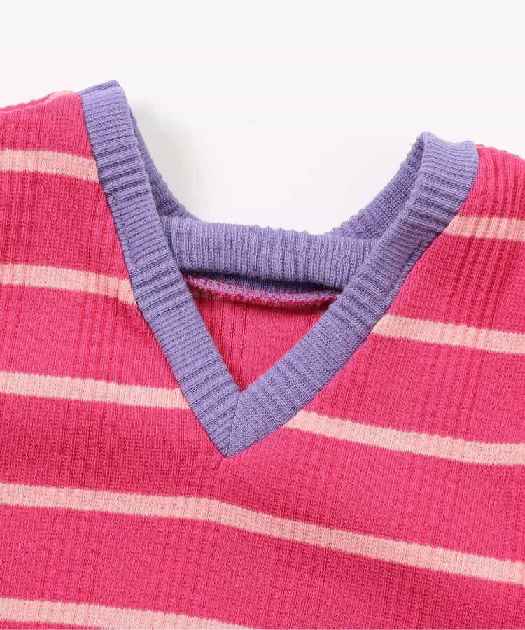 BREEZE Striped Jumpsuit (70-80cm) for Girls (Summer Jumpsuit for Newborns)