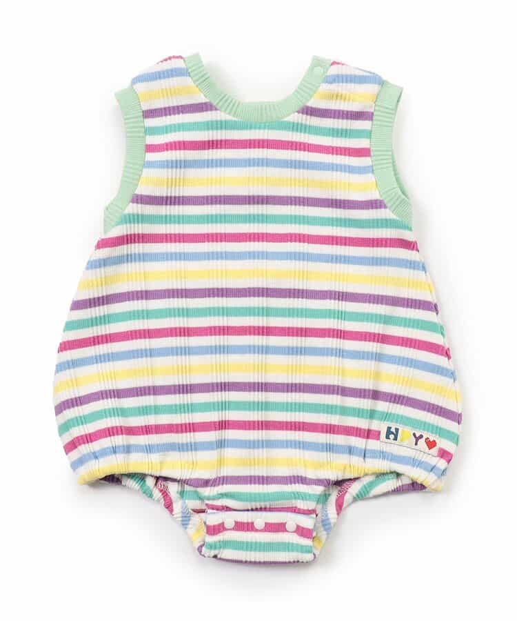 BREEZE Striped Jumpsuit (70-80cm) for Girls (Summer Jumpsuit for Newborns)