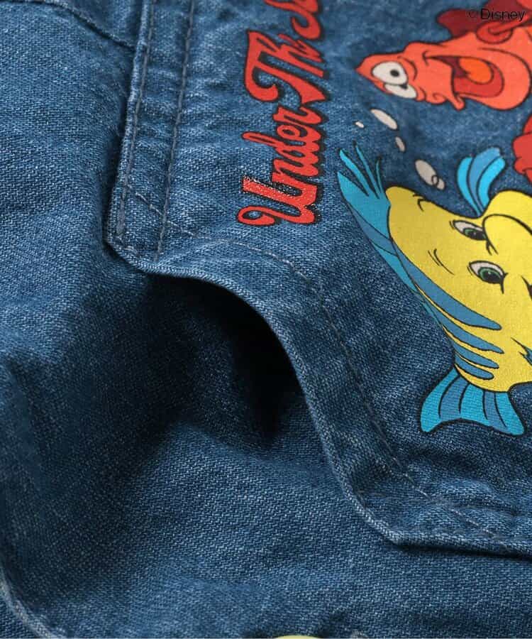 BREEZE x Disney The Little Mermaid Denim Jumpsuit (70-80cm) for Girls (Summer Jumpsuit for Newborns)