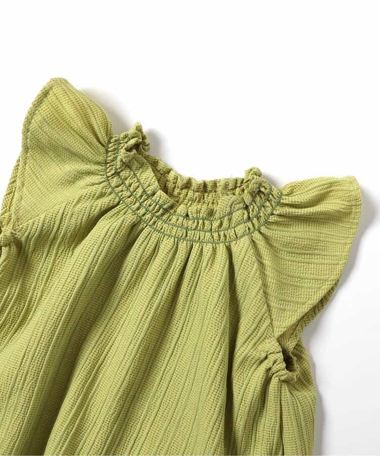 Japanese children's clothing BREEZE lace sleeve dress 70-80cm girls' newborn baby summer jumpsuit