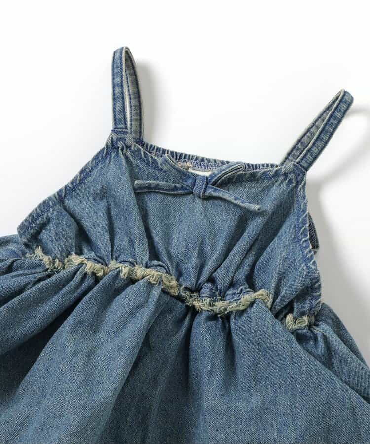 BREEZE Top and Denim Jumpsuit 2-Piece Set (70-80cm) for Girls (Summer Jumpsuit for Newborns)