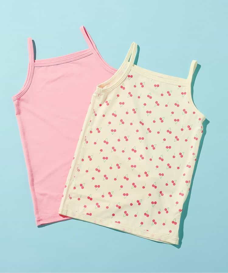 Japanese children's clothing BREEZE suspender underwear two-piece set 90-140cm girls summer TOPS