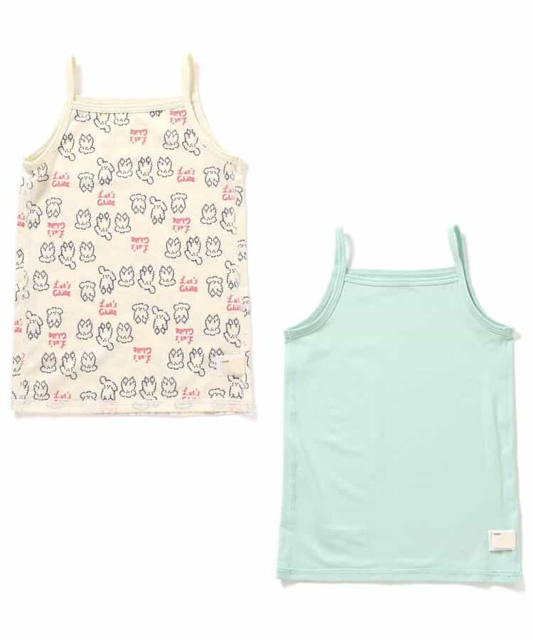 Japanese children's clothing BREEZE suspender underwear two-piece set 90-140cm girls summer TOPS