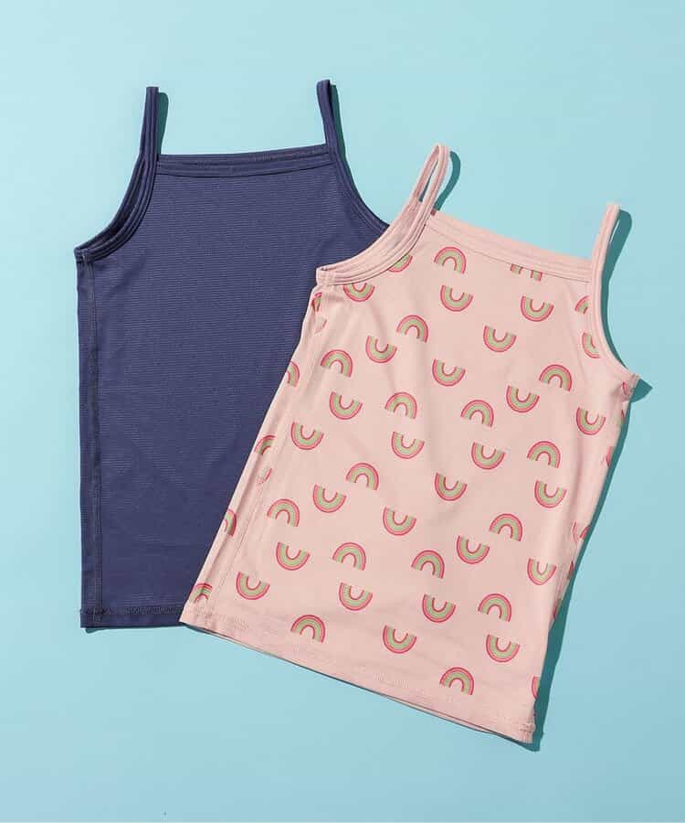 Japanese children's clothing BREEZE suspender underwear two-piece set 90-140cm girls summer TOPS