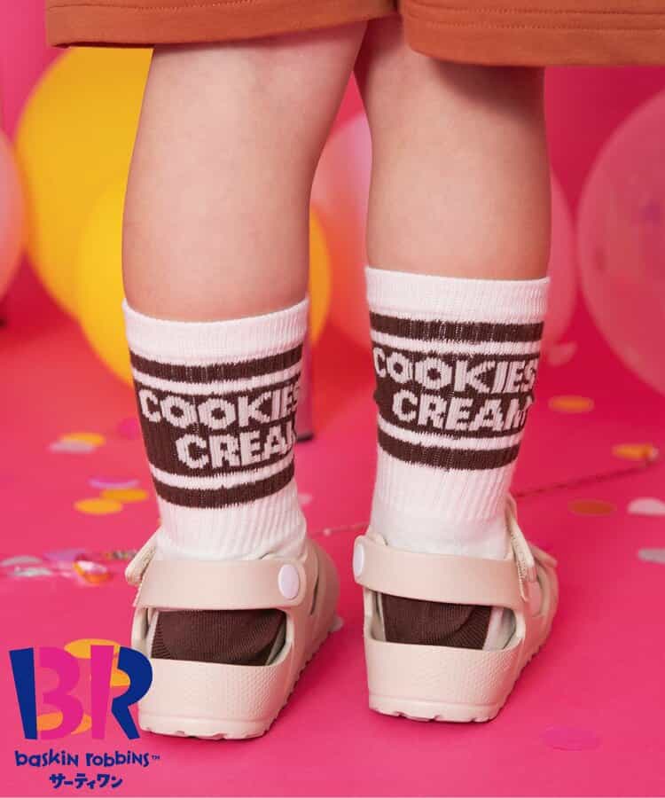 BREEZE x Baskin-Robbins Socks (1 pair, 13-24cm) Direct from Japan
