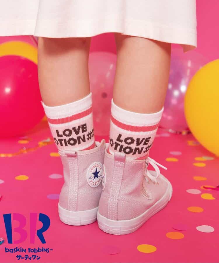 BREEZE x Baskin-Robbins Socks (1 pair, 13-24cm) Direct from Japan