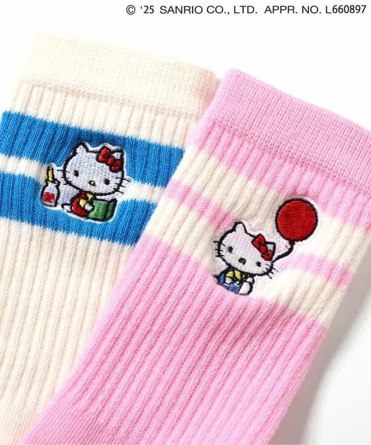BR#22EE x Sanrio Hello Kitty Socks (1 pair, 13-21cm) Direct from Japan
